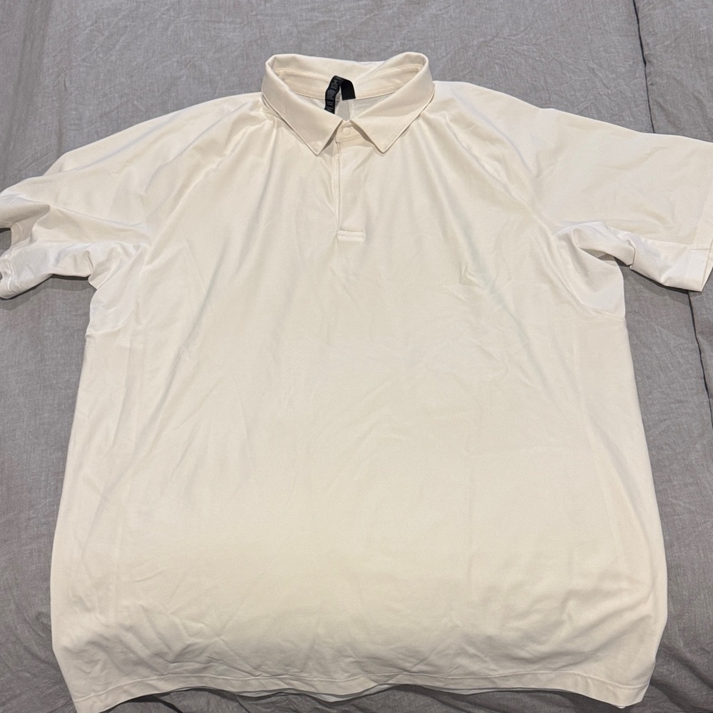lululemon athletica Men's Off-White Polo Shirt